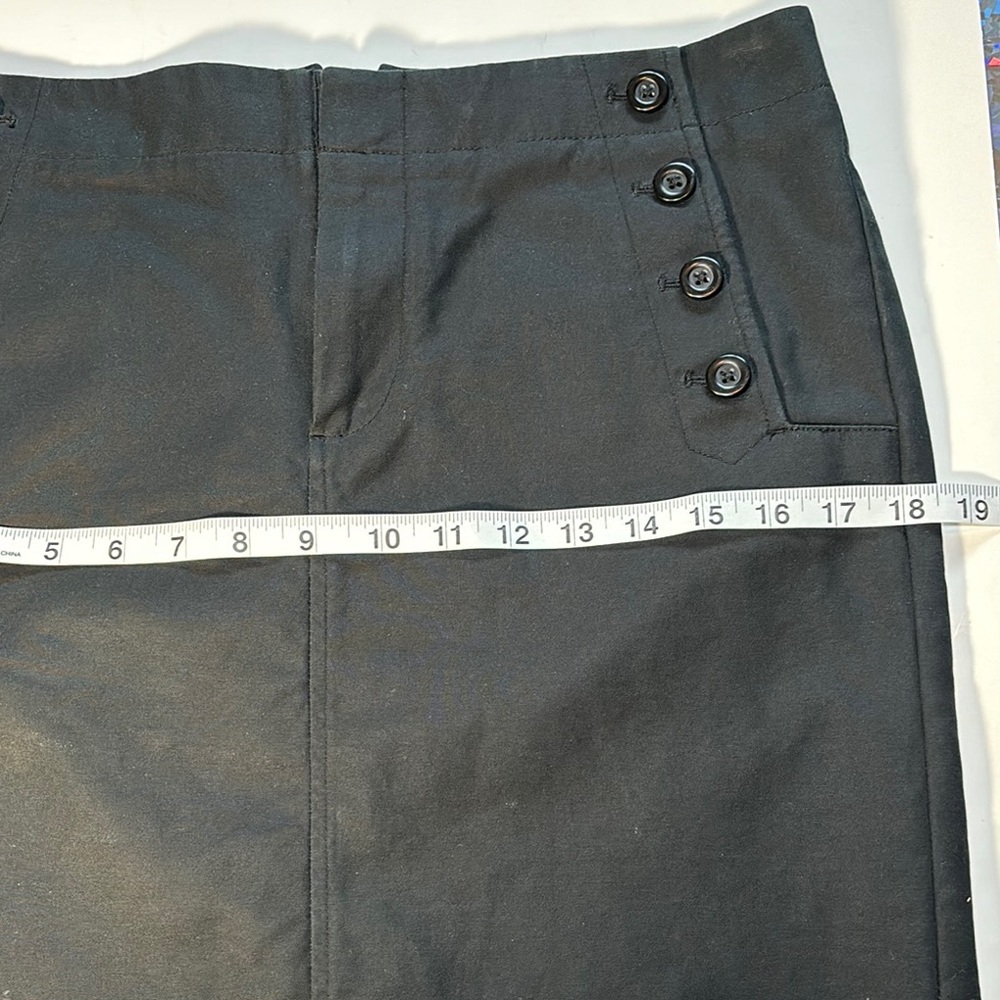 GAP Black Pencil Mini Skirt Work Essential - Picture 13 of 13